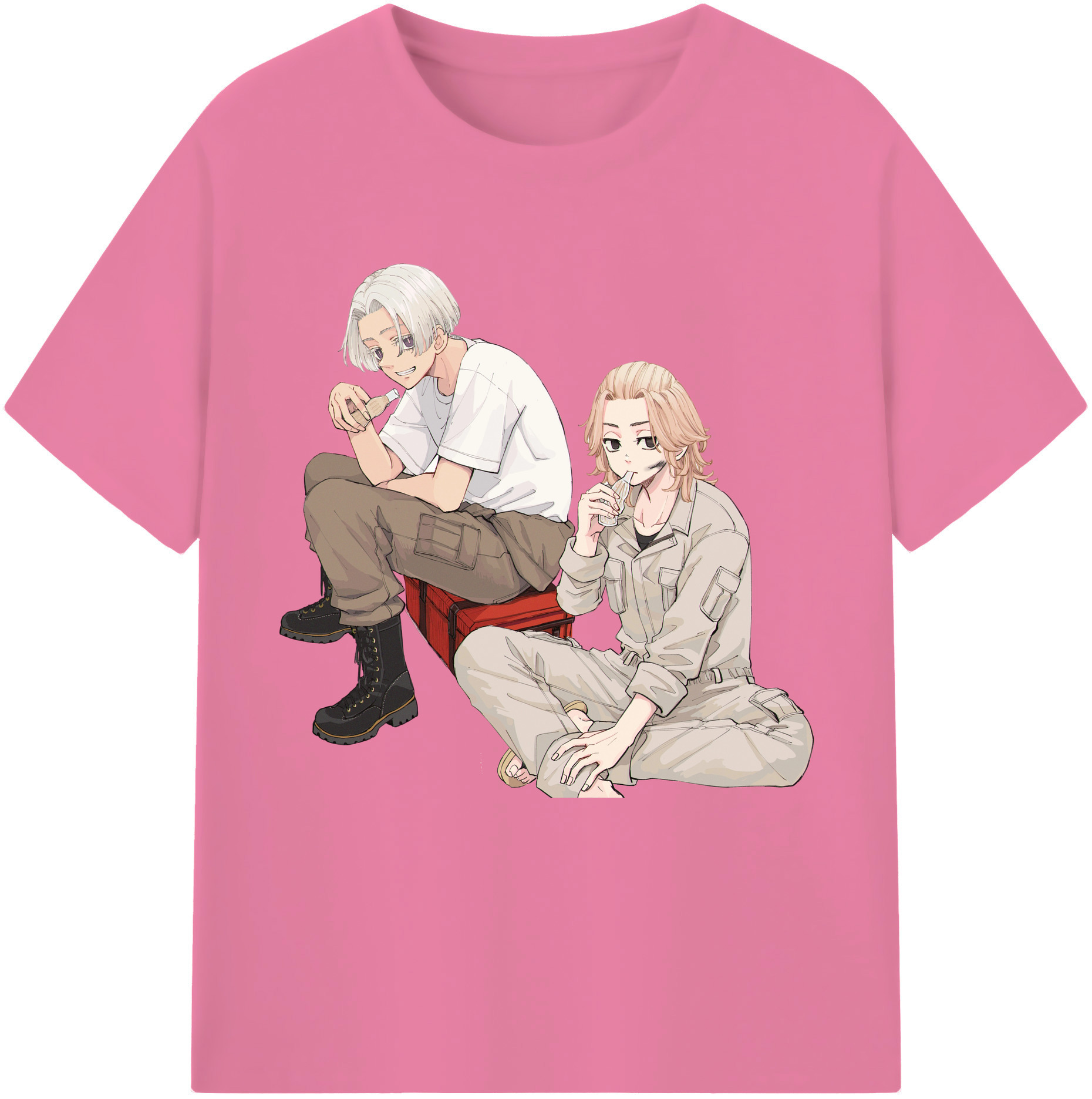 （画像用） 東京リベンジャーズ Tokyo Revengers 綿100％半袖Tシャツ（フロントプリント）